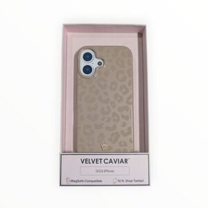 Nn3-N Velvet Caviar Magsafe Case for iPhone 16 - Leopard‎ Nude